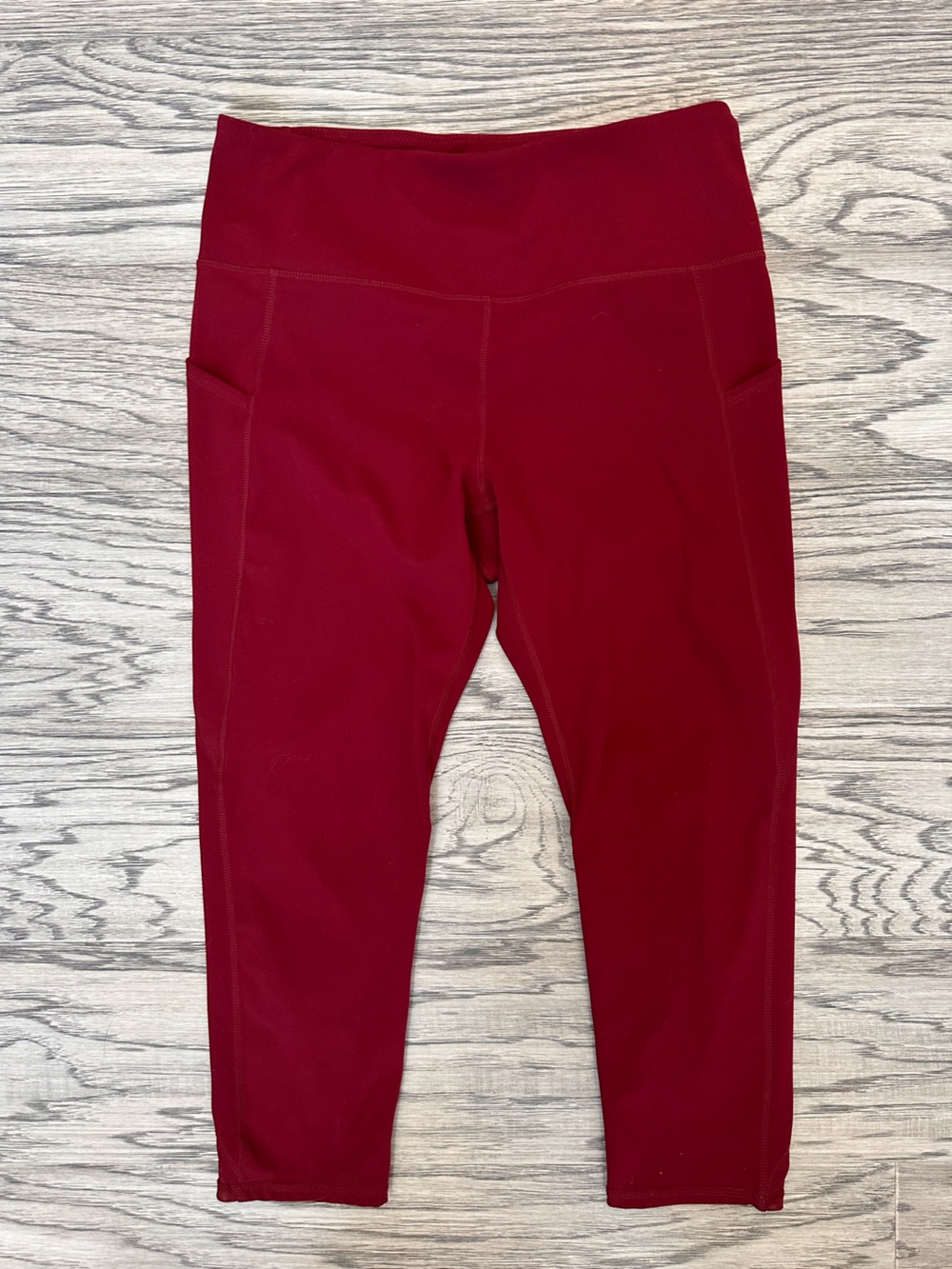 Head Women's Burgundy High-Waist Athletic Leggings
